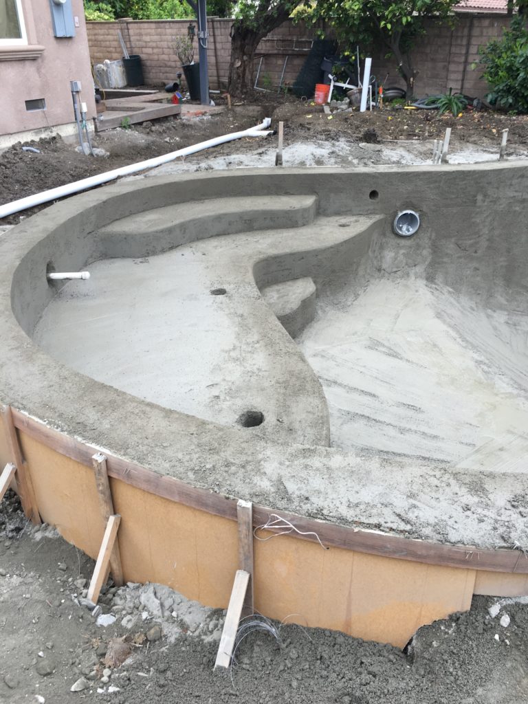 pool shape change